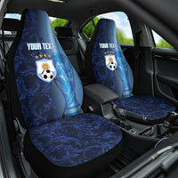 Custom Argentina World Football 2026 Car Seat Cover La Albiceleste 4th Champion Proud