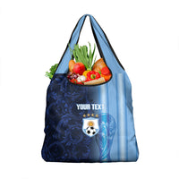 Custom Argentina World Football 2026 Grocery Bag La Albiceleste 4th Champion Proud