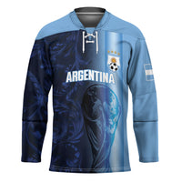 Custom Argentina World Football 2026 Hockey Jersey La Albiceleste 4th Champion Proud