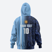 Custom Argentina World Football 2026 Hoodie La Albiceleste 4th Champion Proud
