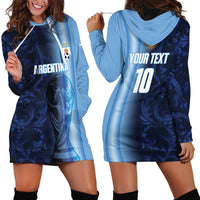 Custom Argentina World Football 2026 Hoodie Dress La Albiceleste 4th Champion Proud