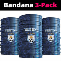 Custom Argentina World Football 2026 Neck Gaiter La Albiceleste 4th Champion Proud