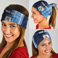 Custom Argentina World Football 2026 Neck Gaiter La Albiceleste 4th Champion Proud
