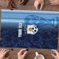 Custom Argentina World Football 2026 Puzzle La Albiceleste 4th Champion Proud