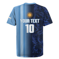 Custom Argentina World Football 2026 Rugby Jersey La Albiceleste 4th Champion Proud