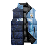 Custom Argentina World Football 2026 Sleeveless Puffer Jacket La Albiceleste 4th Champion Proud