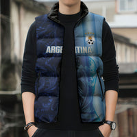 Custom Argentina World Football 2026 Sleeveless Puffer Jacket La Albiceleste 4th Champion Proud