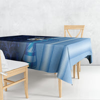 Custom Argentina World Football 2026 Tablecloth La Albiceleste 4th Champion Proud