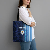 Custom Argentina World Football 2026 Tote Bag La Albiceleste 4th Champion Proud