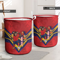 Custom Spain World Football 2026 Laundry Basket La Roja 2nd Champion Proud