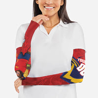 Custom Spain World Football 2026 Arm Sleeves La Roja 2nd Champion Proud