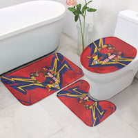 Custom Spain World Football 2026 Bathroom Set La Roja 2nd Champion Proud