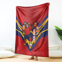 Custom Spain World Football 2026 Blanket La Roja 2nd Champion Proud