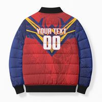 Custom Spain World Football 2026 Bomber Puffer Jacket La Roja 2nd Champion Proud