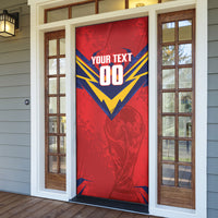 Custom Spain World Football 2026 Door Cover La Roja 2nd Champion Proud