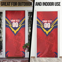 Custom Spain World Football 2026 Door Cover La Roja 2nd Champion Proud