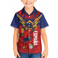 Custom Spain World Football 2026 Hawaiian Shirt La Roja 2nd Champion Proud