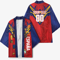 Custom Spain World Football 2026 Kimono La Roja 2nd Champion Proud