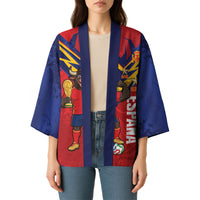 Custom Spain World Football 2026 Kimono La Roja 2nd Champion Proud