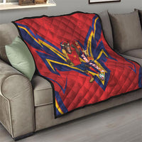 Custom Spain World Football 2026 Quilt La Roja 2nd Champion Proud