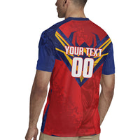 Custom Spain World Football 2026 Rugby Jersey La Roja 2nd Champion Proud