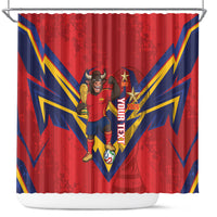 Custom Spain World Football 2026 Shower Curtain La Roja 2nd Champion Proud