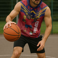 Custom Spain World Football 2026 Sleeveless Hoodie La Roja 2nd Champion Proud