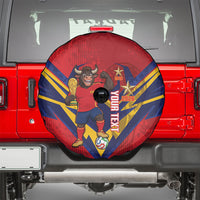 Custom Spain World Football 2026 Spare Tire Cover La Roja 2nd Champion Proud