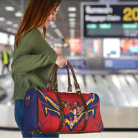 Custom Spain World Football 2026 Travel Bag La Roja 2nd Champion Proud
