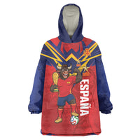 Custom Spain World Football 2026 Wearable Blanket Hoodie La Roja 2nd Champion Proud