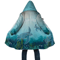 Personalized Dominica Freediving Cloak Leatherback Sea Turtle Ocean Style