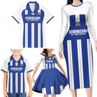 Universidad Dominican Republic Football Custom Family Matching Long Sleeve Bodycon Dress and Hawaiian Shirt 2025 Go Champions - Wonder Print Shop