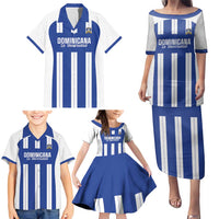 Universidad Dominican Republic Football Custom Family Matching Puletasi and Hawaiian Shirt 2025 Go Champions - Wonder Print Shop