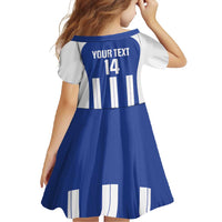 Universidad Dominican Republic Football Custom Family Matching Short Sleeve Bodycon Dress and Hawaiian Shirt 2025 Go Champions - Wonder Print Shop