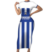 Universidad Dominican Republic Football Custom Family Matching Short Sleeve Bodycon Dress and Hawaiian Shirt 2025 Go Champions - Wonder Print Shop