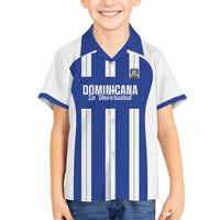 Universidad Dominican Republic Football Custom Family Matching Summer Maxi Dress and Hawaiian Shirt 2025 Go Champions - Wonder Print Shop