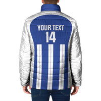 Universidad Dominican Republic Football Custom Padded Jacket 2025 Go Champions - Wonder Print Shop