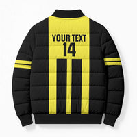 Moca Dominican Republic Football Custom Bomber Puffer Jacket 2025 Come On The Cradle - Wonder Print Shop