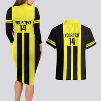 Moca Dominican Republic Football Custom Couples Matching Long Sleeve Bodycon Dress and Hawaiian Shirt 2025 Come On The Cradle - Wonder Print Shop