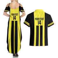 Moca Dominican Republic Football Custom Couples Matching Summer Maxi Dress and Hawaiian Shirt 2025 Come On The Cradle - Wonder Print Shop