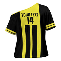 Moca Dominican Republic Football Custom Cross Shoulder Shirt 2025 Come On The Cradle - Wonder Print Shop