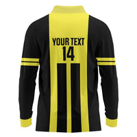 Moca Dominican Republic Football Custom Long Sleeve Polo Shirt 2025 Come On The Cradle - Wonder Print Shop