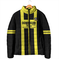 Moca Dominican Republic Football Custom Padded Jacket 2025 Come On The Cradle - Wonder Print Shop