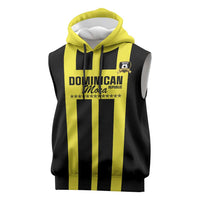 Moca Dominican Republic Football Custom Sleeveless Hoodie 2025 Come On The Cradle - Wonder Print Shop