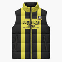 Moca Dominican Republic Football Custom Sleeveless Puffer Jacket 2025 Come On The Cradle - Wonder Print Shop