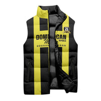 Moca Dominican Republic Football Custom Sleeveless Puffer Jacket 2025 Come On The Cradle - Wonder Print Shop