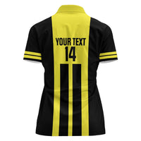 Moca Dominican Republic Football Custom Women Polo Shirt 2025 Come On The Cradle - Wonder Print Shop