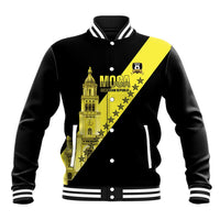 Cradle Of Dominican Republic Football Custom Baseball Jacket Go Moca Diagonal Style - Wonder Print Shop