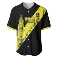 Cradle Of Dominican Republic Football Custom Baseball Jersey Go Moca Diagonal Style - Wonder Print Shop