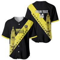 Cradle Of Dominican Republic Football Custom Baseball Jersey Go Moca Diagonal Style - Wonder Print Shop